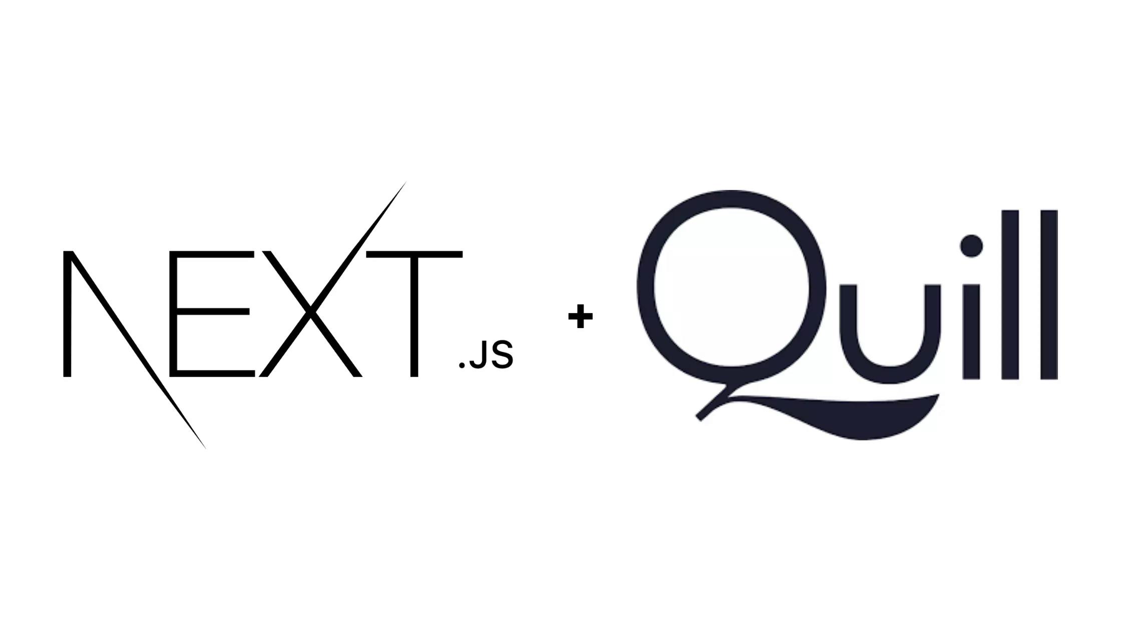 Cover Image for Use Quill as a rich text editor in next.js